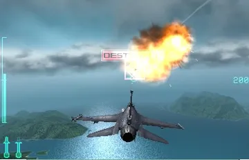 Ace Combat 3D - Cross Rumble (Japan) screen shot game playing